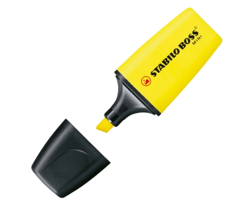 STABILO BOSS Mini marcador 3 pieza(s) Punta de cincel Verde, Naranja, Amarillo