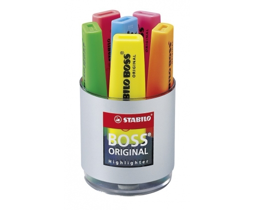 STABILO BOSS Original marcador 1 pieza(s) Punta de cincel Amarillo