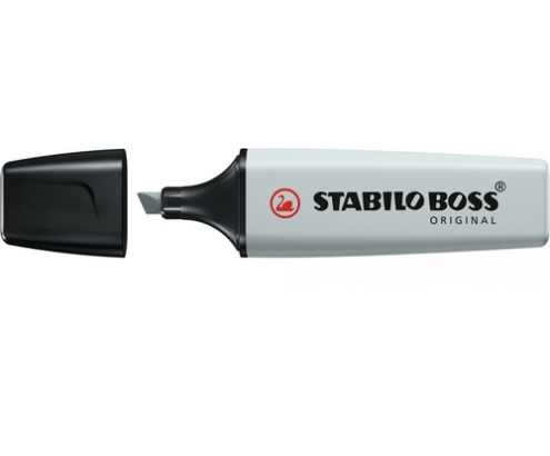 STABILO Boss Original Pastel marcador 1 pieza(s) Punta de cincel Gris