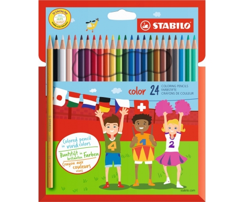 Stabilo CF24 Pastelli color lapices multicolor 24 piezas 