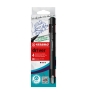 STABILO dr!ver rotulador de punta fina Medio Negro, Azul, Verde, Rojo 4 pieza(s)