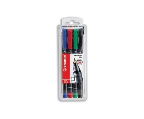 Stabilo OHPen 4 Rotuladores permanente universal punta redonda multicolor 