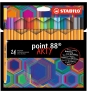 STABILO point 88 ARTY rotulador de punta fina Multicolor 24 pieza(s)
