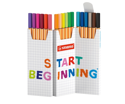 STABILO point 88 rotulador Fino Multicolor 18 pieza(s)