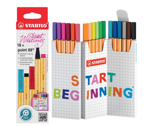 STABILO point 88 rotulador Fino Multicolor 18 pieza(s)