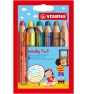 STABILO Woody 3 in 1 Multicolor 6 pieza(s)