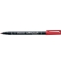Staedtler 313-2 marcador permanente Punta redonda Rojo 10 pieza(s)