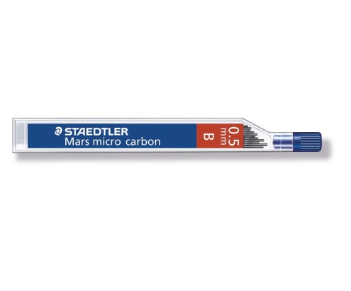 Staedtler Mars Micro Carbon mina de repuesto B Negro