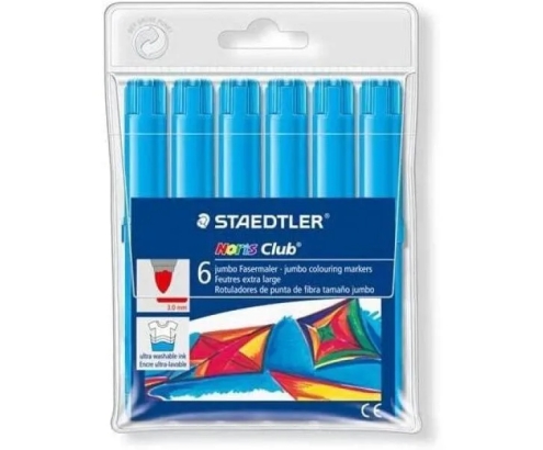 Staedtler Noris Club marcador 6 pieza(s) Azul