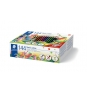 Staedtler Noris colour 185 Negro, Azul, Marrón, Verde, Azul claro, Verde claro, Magenta, Mauve, Naranja, Melocotón, Rojo, Amarillo 144 pieza(s)