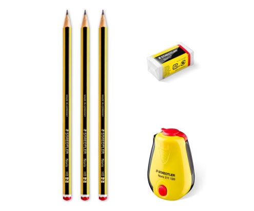 Staedtler Noris lápiz 2HB 3 lápices