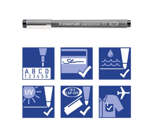 Staedtler pigment liner 308 rotulador de punta fina 1 pieza(s)