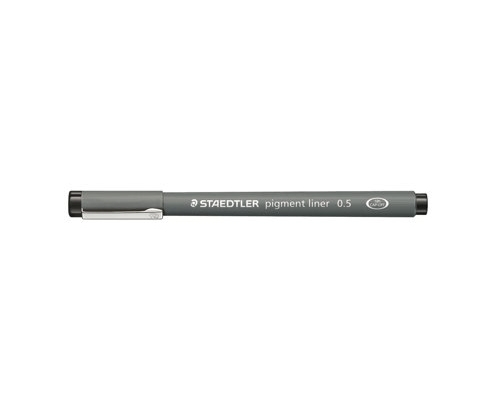 Staedtler pigment liner 308 rotulador de punta fina Negro 10 pieza(s)