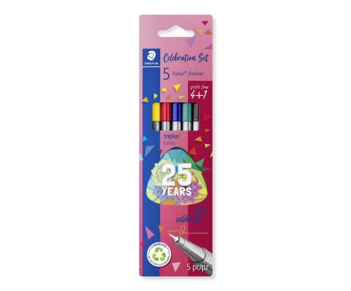 Staedtler triplus fineliner 334 rotulador de punta fina 5 pieza(s)