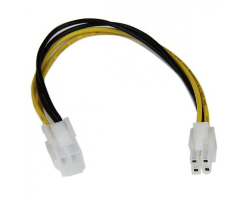 StarTech ATXP4EXT Cable de Alimentación alargador ATX 4 Pines 20 cm