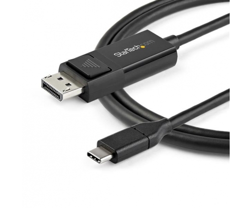 StarTech.com 1m - Cable USB-C a DisplayPort 1.2 - Bidireccional negro