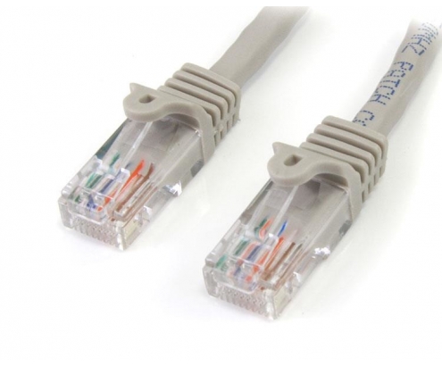 StarTech.com 45PAT5MGR cable de red 5 m Cat5e U/UTP (UTP) Gris