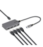 StarTech.com 5G4AC-USB-A-HUB hub de interfaz USB 3.2 Gen 1 (3.1 Gen 1) Type-A 5000 Mbit/s Gris