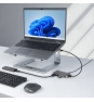 StarTech.com 5G4AC-USB-A-HUB hub de interfaz USB 3.2 Gen 1 (3.1 Gen 1) Type-A 5000 Mbit/s Gris