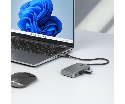 StarTech.com 5G4AC-USB-A-HUB hub de interfaz USB 3.2 Gen 1 (3.1 Gen 1) Type-A 5000 Mbit/s Gris