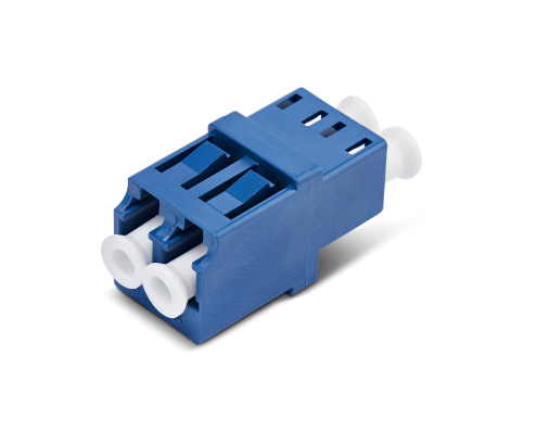 StarTech.com Acoplador de Fibra Óptica LC a LC Monomodo Dúplex - Acoplador de Fibra LC/UPC Monomodo para Panel de Parcheo - Acoplador Monomodo de Fi