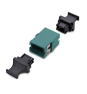 StarTech.com Acoplador de Fibra Óptica MPO/MTP OM3/OM4 Multimodo - para Cableado Recto - Key Up Key Down - Acoplador de Fibra MPO/MTP-PC para Panel d