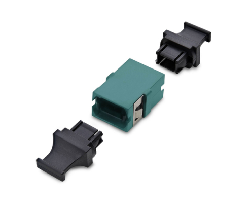 StarTech.com Acoplador de Fibra Óptica MPO/MTP OM3/OM4 Multimodo - para Cableado Recto - Key Up Key Down - Acoplador de Fibra MPO/MTP-PC para Panel d