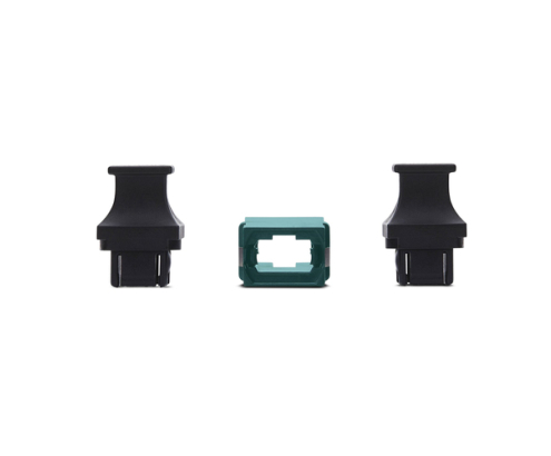StarTech.com Acoplador de Fibra Óptica MPO/MTP OM3/OM4 Multimodo - para Cableado Recto - Key Up Key Down - Acoplador de Fibra MPO/MTP-PC para Panel d