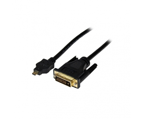 StarTech.com Adaptador Cable Conversor de 1m - Micro HDMI a DVI-D Macho a Macho para Tablet y Teléfono Móvil - Negro