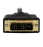 StarTech.com Adaptador Cable Conversor de 2m - Mini HDMI a DVI-D Macho a Macho para Tablet y Cámara - Negro