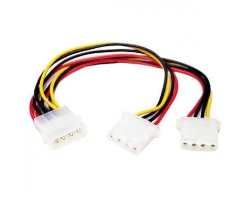 StarTech.com Adaptador Cable en Y Divisor Molex 4 Pines - 2x Hembra y 1x Macho LP4 - Splitter