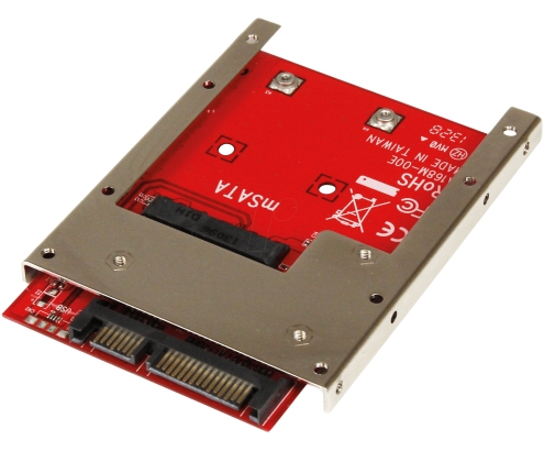 StarTech.com Adaptador Conversor de SSD mSATA a SATA de 2,5 Pulgadas - Convertidor