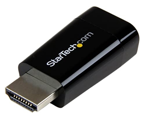 StarTech.com Adaptador Conversor de VÍ­deo HDMI a VGA - Convertidor Portátil - DB15 - 1920x1200 - Negro