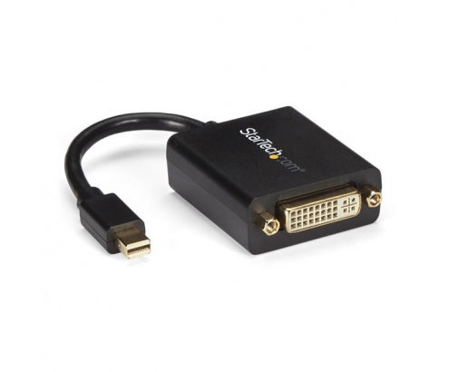 StarTech.com Adaptador Conversor de VÍ­deo Mini DisplayPort a DVI - Convertidor DP Pasivo - 1920x1200 - Negro