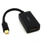 StarTech.com Adaptador Conversor de Vídeo Mini DisplayPort DP a HDMI - 1920x1200 - Cable Convertidor Pasivo - Negro