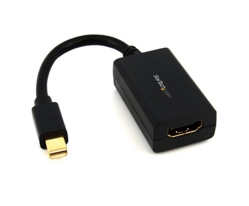 StarTech.com Adaptador Conversor de Vídeo Mini DisplayPort DP a HDMI - 1920x1200 - Cable Convertidor Pasivo - Negro