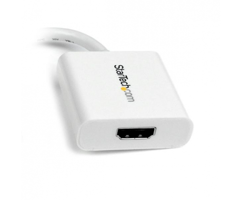 StarTech.com Adaptador Conversor de VÍ­deo Mini DisplayPort DP a HDMI - 1920x1200 - Pasivo - 0.12m Blanco