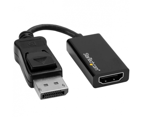 StarTech.com Adaptador Conversor DisplayPort a HDMI Macho a Hembra - 4K 60Hz Negro 