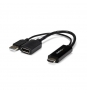 StarTech.com Adaptador Conversor HDMI a DisplayPort - 4K - Negro