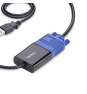 StarTech.com Adaptador Crash Cart USB a VGA/ Mini DisplayPort para Portátil - Consola KVM de Portátil - Transferencia de Ficheros - Captura de Víde