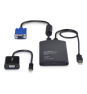 StarTech.com Adaptador Crash Cart USB a VGA/ Mini DisplayPort para Portátil - Consola KVM de Portátil - Transferencia de Ficheros - Captura de Víde