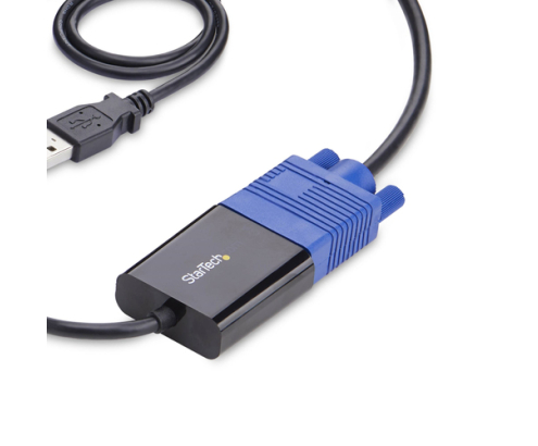 StarTech.com Adaptador Crash Cart USB a VGA/ Mini DisplayPort para Portátil - Consola KVM de Portátil - Transferencia de Ficheros - Captura de Víde