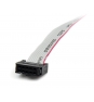 StarTech.com Adaptador de 0.4m Header Cabezal Bracket Serie Serial DB9 RS232 a IDC 10 Pines Placa Base Perfil Bajo