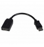 StarTech.com Adaptador de VÍ­deo DisplayPort a HDMI Macho a Hembra - Conversor DP - 1920x1200 - Pasivo Negro