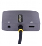 StarTech.com Adaptador de VÍ­deo USB C, Adaptador Multipuertos USB Tipo C a HDMI VGA con Salida de Audio de 3,5mm, HDR 4K a 60Hz, PD 3.0 de 100W, Comp