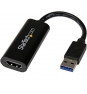 StarTech.com Adaptador Gráfico Conversor USB 3.0 a HDMI - Cable Convertidor Compacto de Vídeo - negro