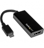 StarTech.com Adaptador Gráfico USB-C a HDMI - Conversor de Vídeo USB 3.1 Type-C a HDMI negro