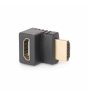 StarTech.com Adaptador HDMI 2.0 Acodado Hacia Arriba - Macho a Hembra - Adaptador HDMI en Ángulo Recto - Ahorrador de Puertos HDMI de Alta Velocidad 