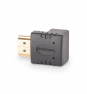 StarTech.com Adaptador HDMI 2.0 Acodado Hacia Arriba - Macho a Hembra - Adaptador HDMI en Ángulo Recto - Ahorrador de Puertos HDMI de Alta Velocidad 