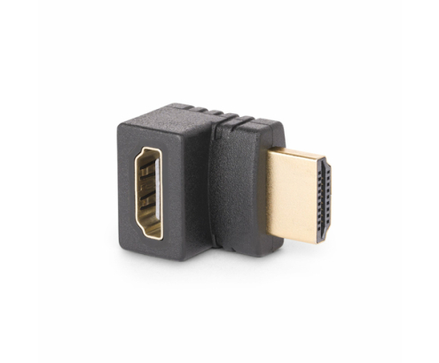 StarTech.com Adaptador HDMI 2.0 Acodado Hacia Arriba - Macho a Hembra - Adaptador HDMI en Ángulo Recto - Ahorrador de Puertos HDMI de Alta Velocidad